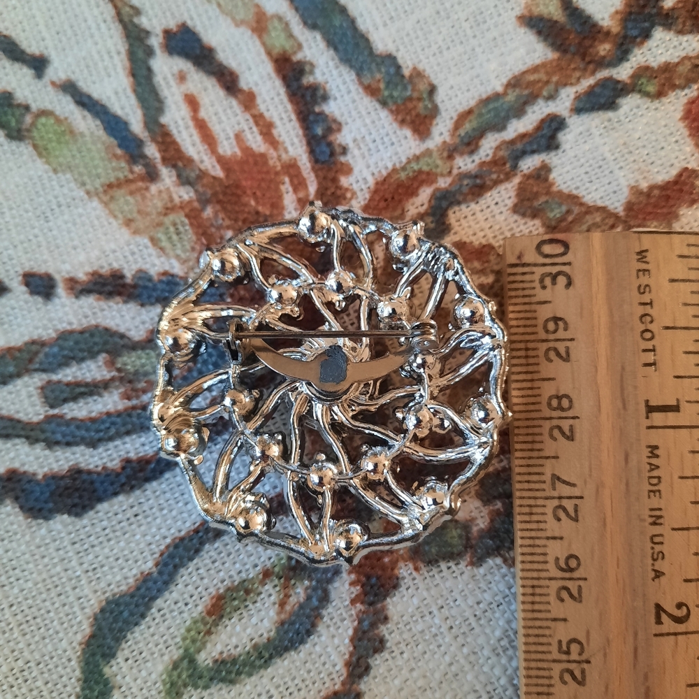 Vintage Rhinestone Brooch - Picture 3 of 4